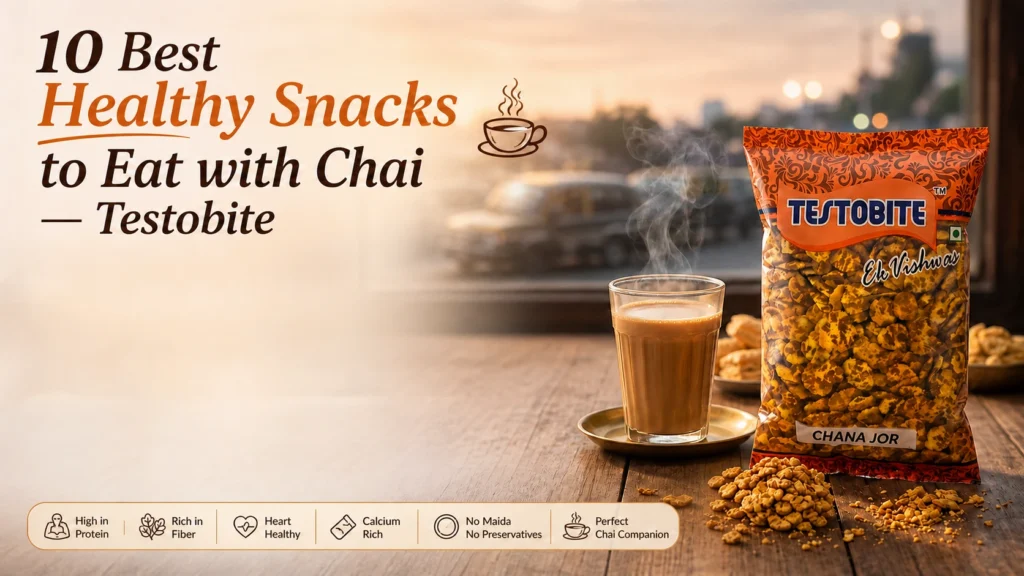 10 Best Healthy Snacks to Eat with Chai — Testobite's Top Picks