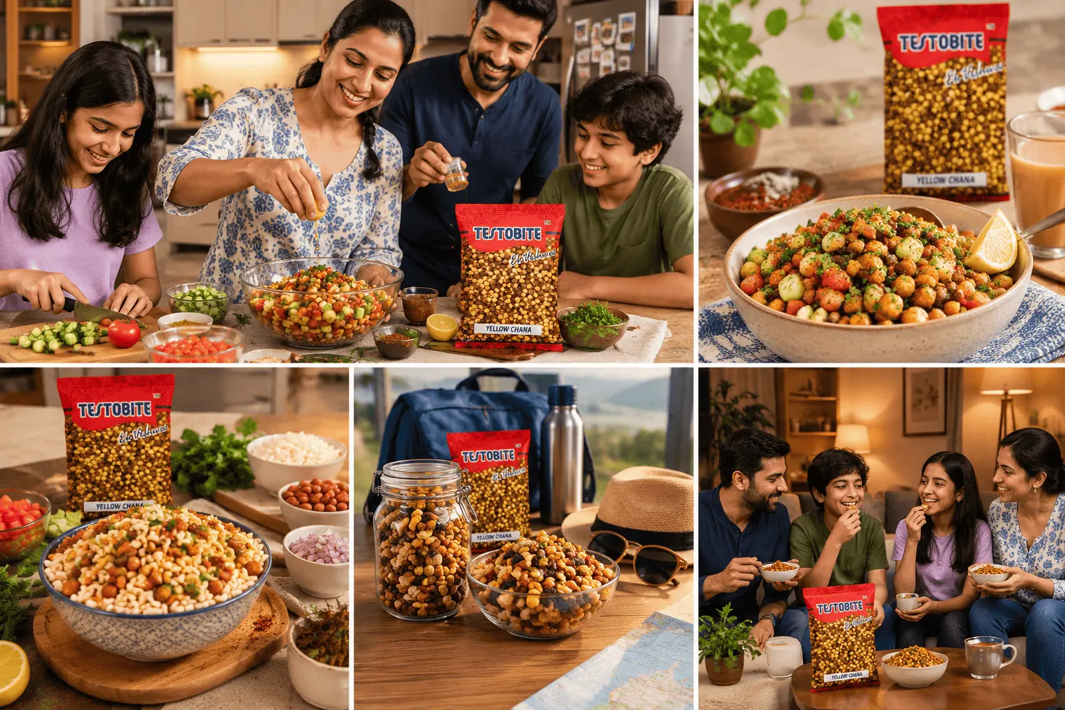 Yellow Chana Dahi Chaat