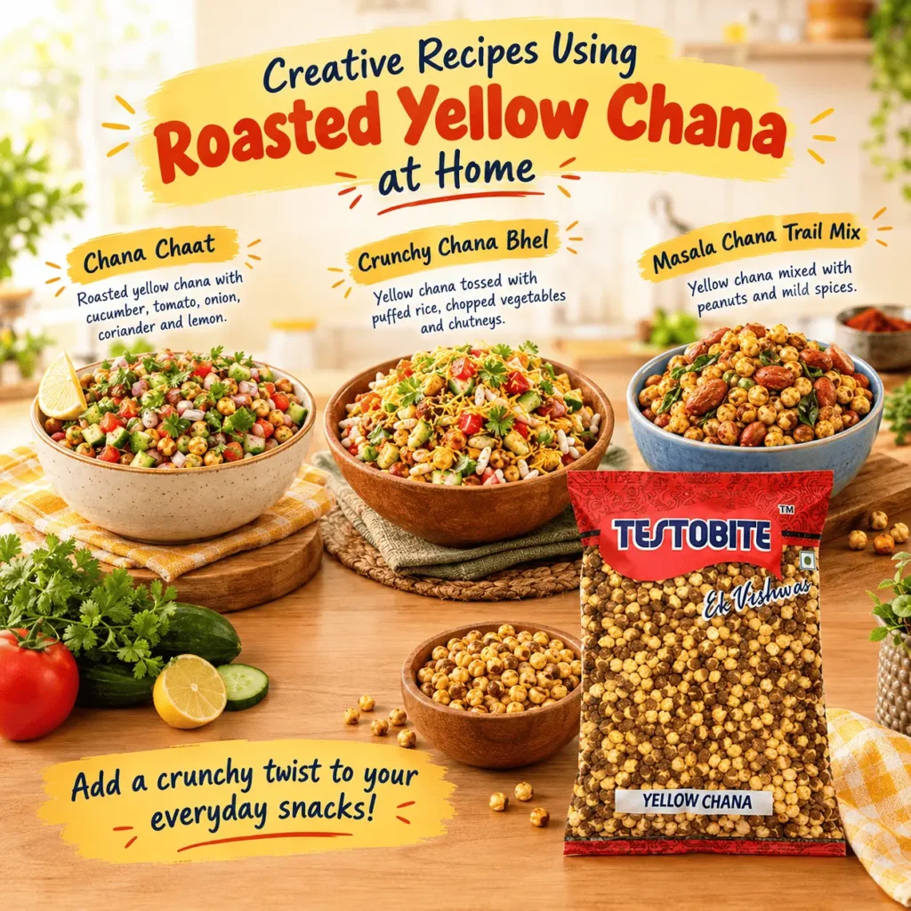 Creative Recipes Using Roasted Yellow Chana at Home 2 Recipes with Roasted Yellow Chana