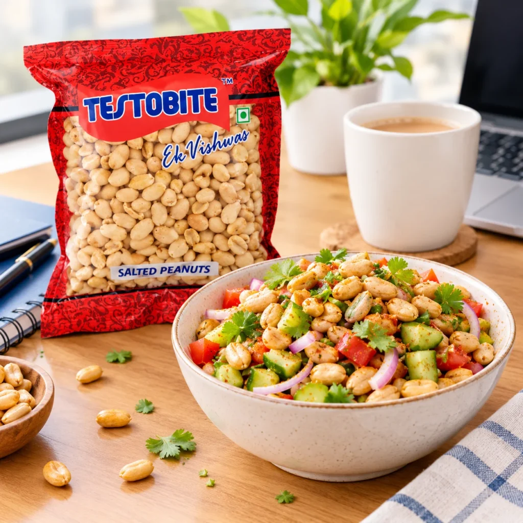 Sprinkle Peanuts Over Salads