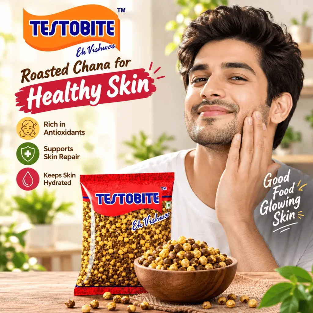 Testobite Roasted Chana, Glowing Skin