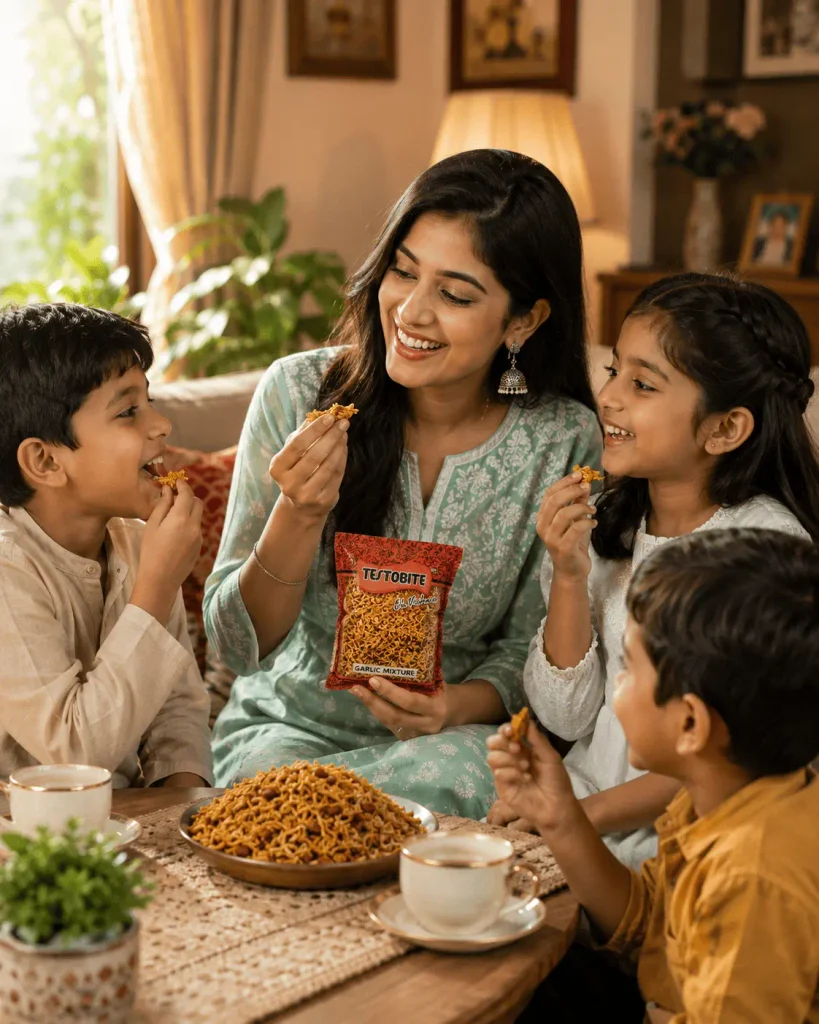 Garlic Mixture Namkeen — Why This Flavour Is Trending Across Bharat 1 garlic mixture namkeen healthy