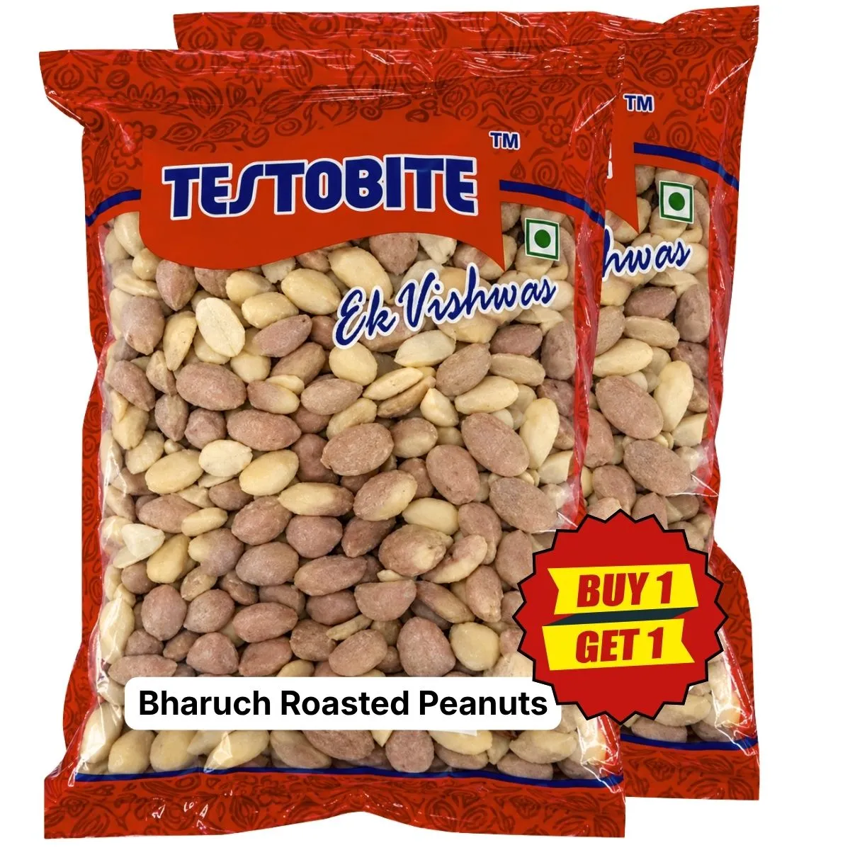 Testobite Bharuch Peanuts 150g 1 testobite bharuch roasted peanuts150g buy one get one