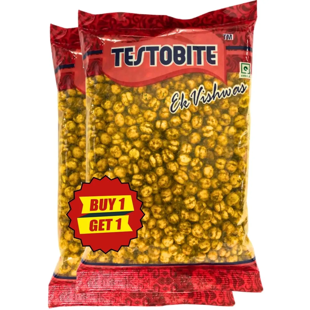 Testobite Black Pepper Chana 150g 1 testobite black pepper chana 150g buy one get one