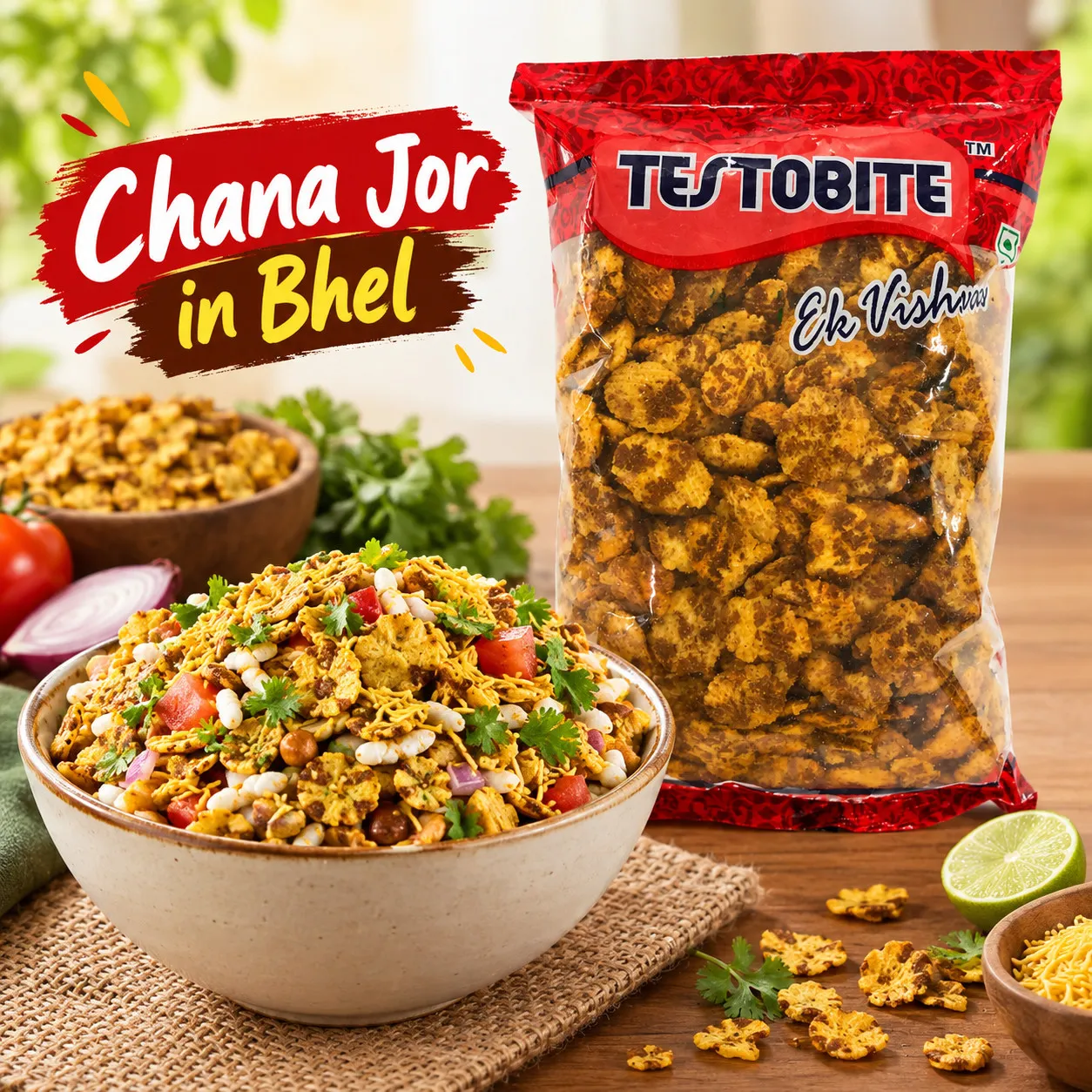 Testobite Chana Jor 300g 3 testobite chana jor for bhel